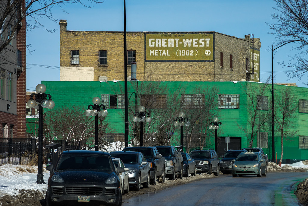 Great West Metal Waterfront Drive, Winnipeg, Manitoba. Bryan Scott Flickr