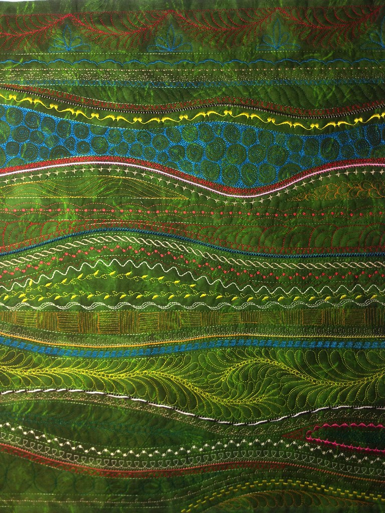 FMQ & decorative stitches Geraldine Wilkins Flickr