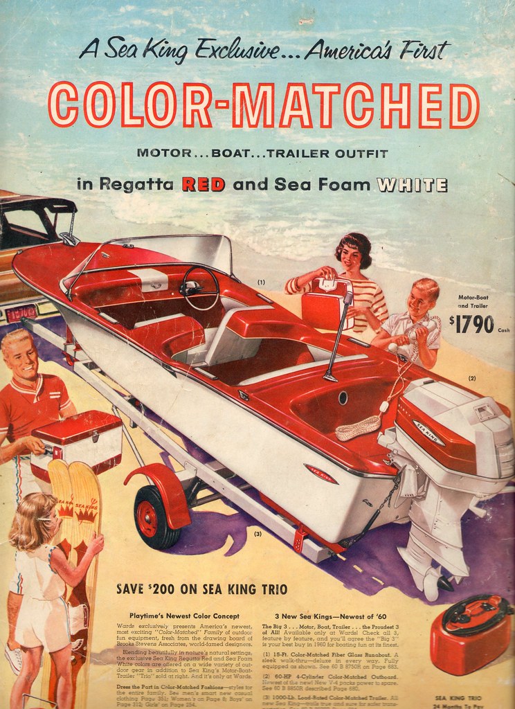 Montgomery Ward Sea King Boat Motor