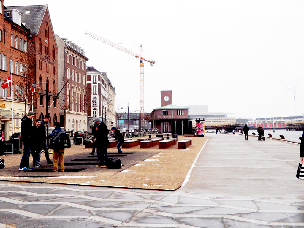 Copenhagen waterfront trampolines urbandesign_newcastle Flickr