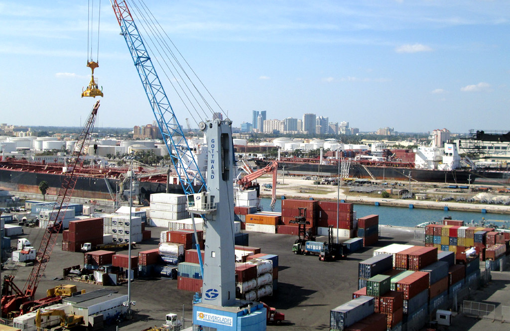 Fort Lauderdale Port from Ship The Fort Lauderdale, Flor… Flickr