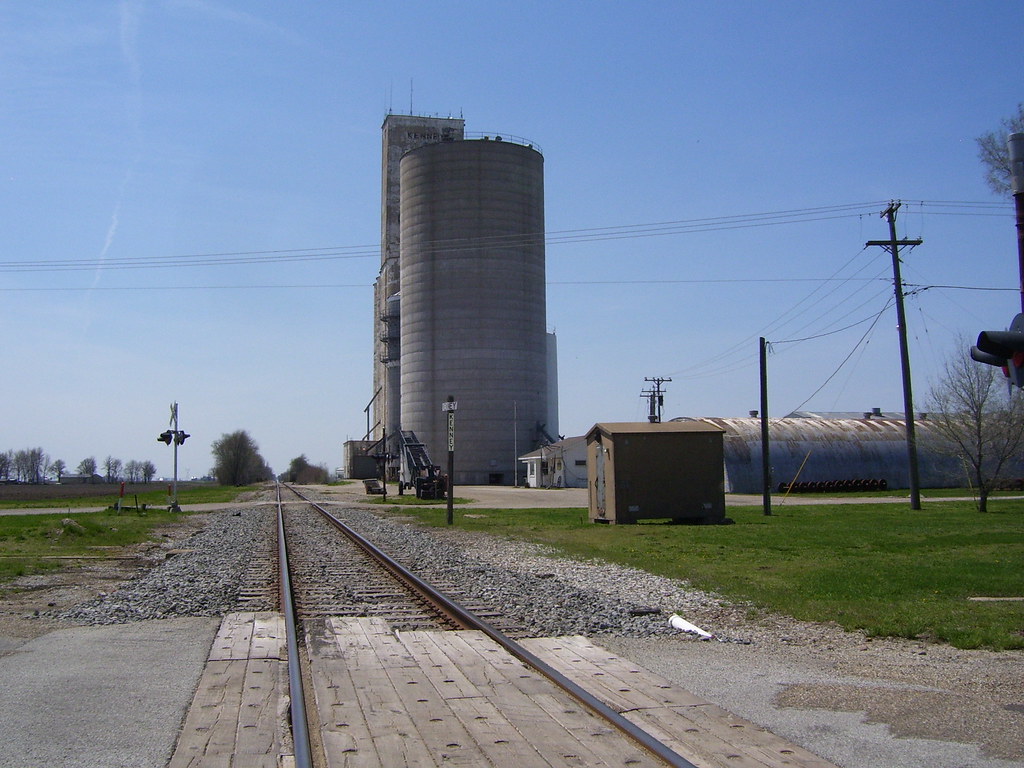 Kenney IL Grain Elevators Karas Hall Flickr