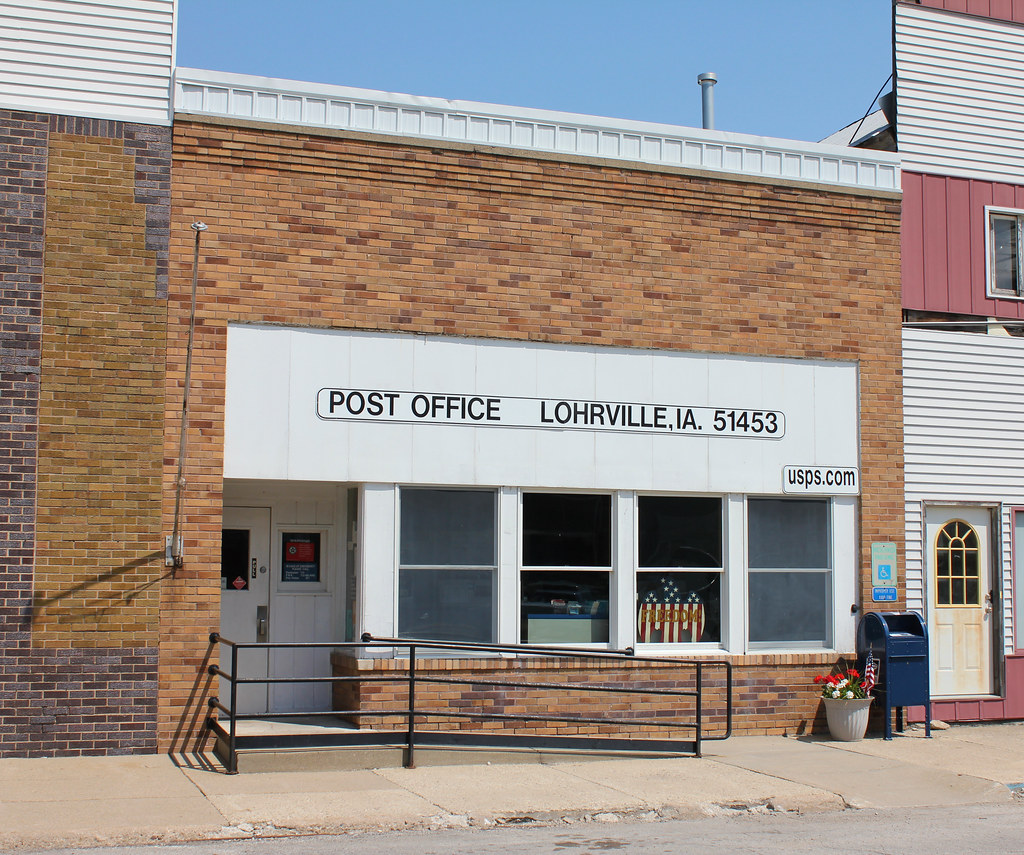 Post Office Lohrville, IA Tom McLaughlin Flickr