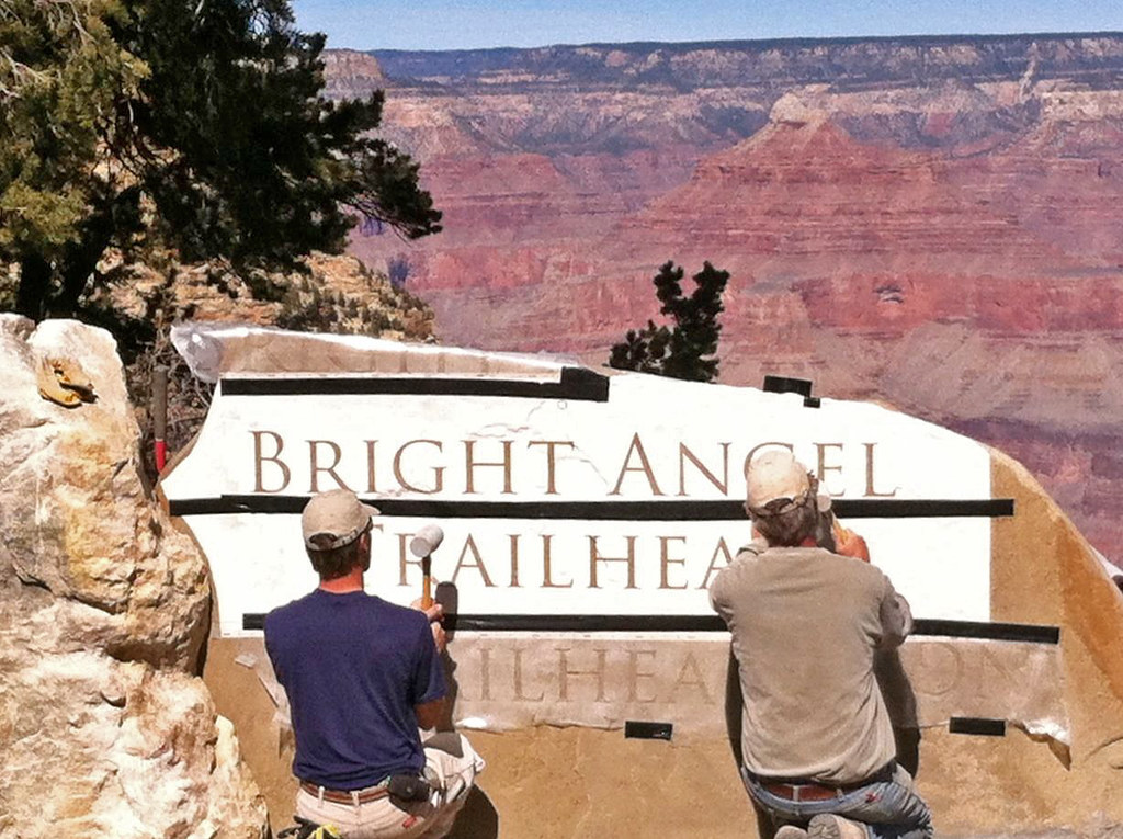 Grand Canyon National Park Bright Angel Trailhead Sign … Flickr