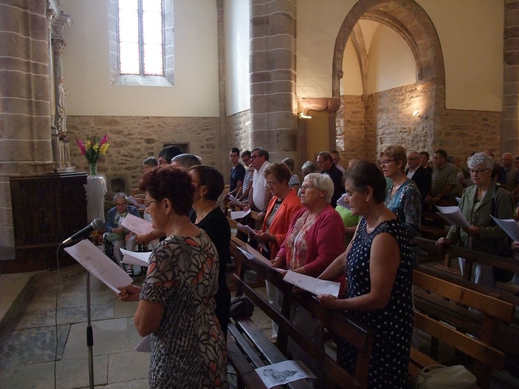 2016 08 28 Messe avec les conscrits à Naves (2) NotreDame du Haut