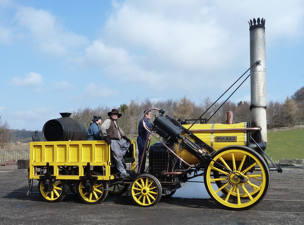 Stephenson's "Rocket" A visitor to Beamish Museum … Flickr