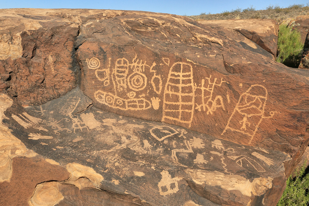 Prehistoric Petroglyphs, Land Hill Heritage Site, BLM Land… Flickr