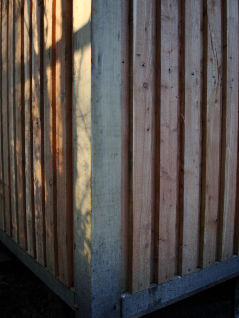 Detail of Larch Hit 'n' Miss Cladding Ben Cowan Flickr