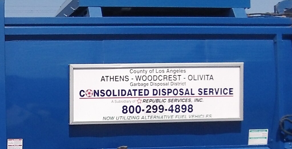 Consolidated Disposal Service County of Los Angeles Athens… Flickr
