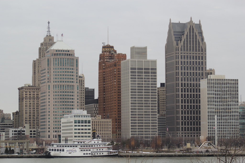 Detroit, Michigan The skyline of Detroit, as seen from the… Flickr