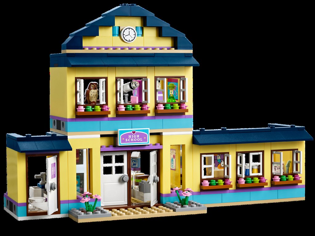 LEGO Friends Heartlake High 41005 front view FriendsBricks Flickr