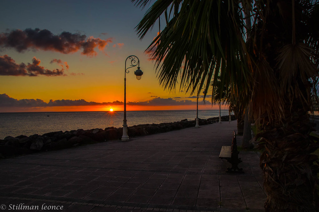 Coucher de soleil Promenade des Anglais (Basse Terre