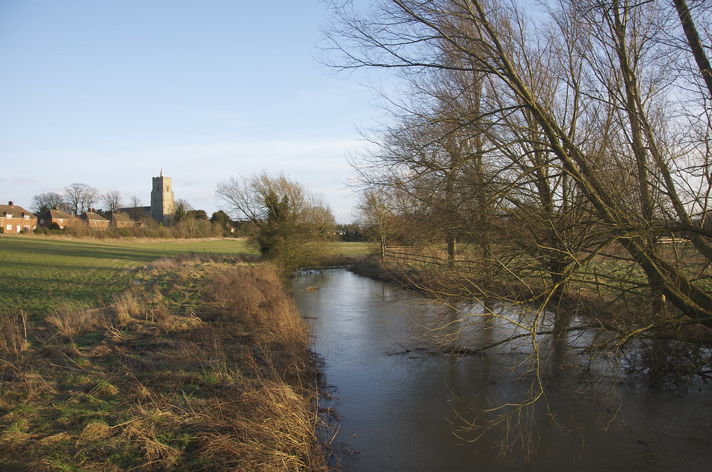 A walk around Bardwell, Suffolk River Blackbourne Martin Pettitt