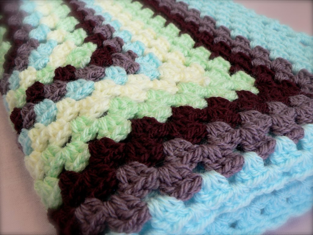 Pansy Crochet Blanket Both Kit and Pattern available at ww… Flickr