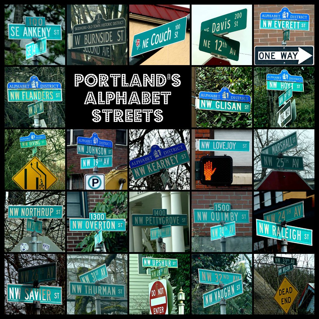 Portland 's Alphabet Streets Ankeny to Wilson Photos take… Flickr