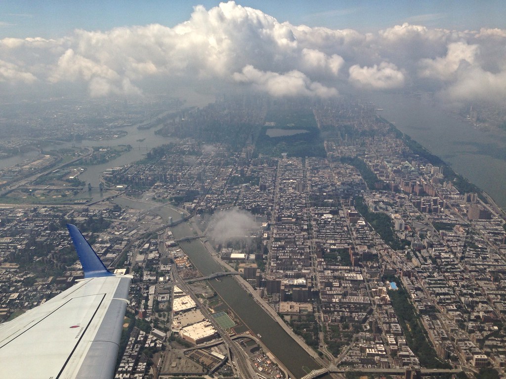 View of Manhattan from above as my Delta flight flies West… Flickr