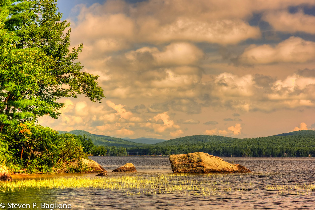 Picnic Rock Moose Pond Bat Cove, Denmark ME Steven Baglione Flickr