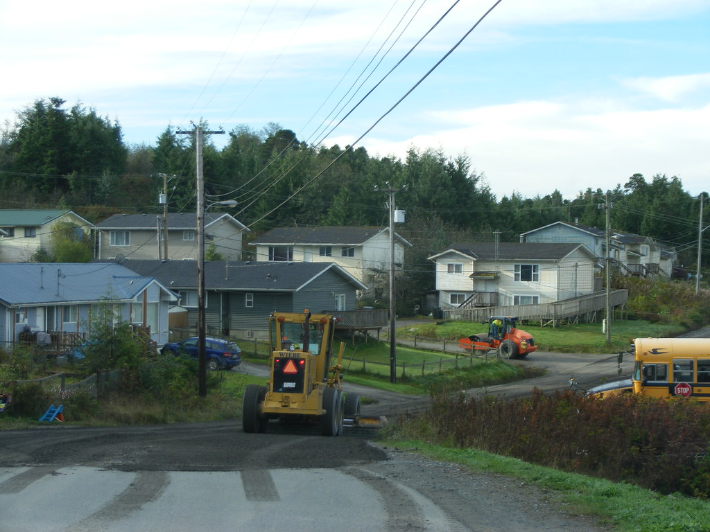 Contractor paving roads of Lax Kw’alaams Sept. 22 Day 70… Flickr
