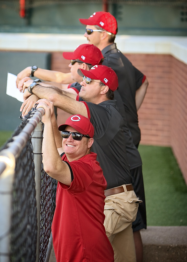 RedsCoachesDugout8157 David Flickr