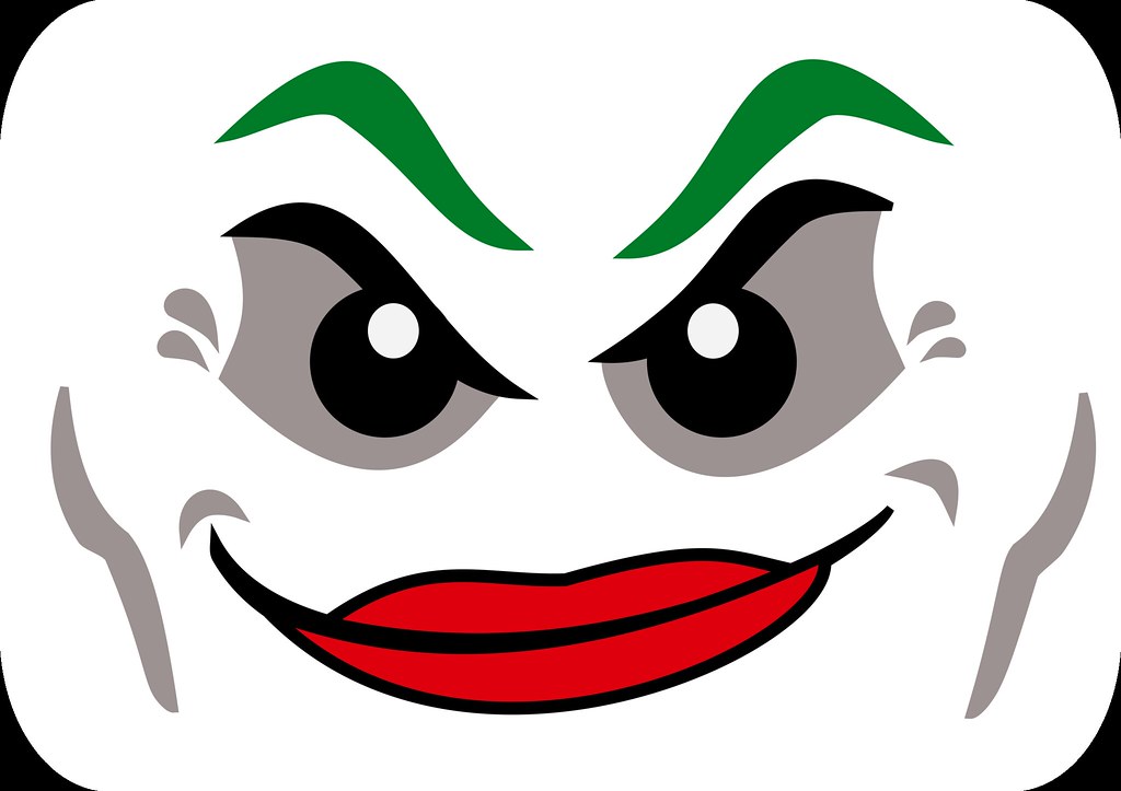 Lego Joker Face Decal a photo on Flickriver