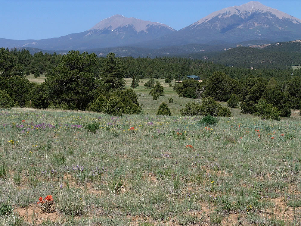 Spanish Peaks in Southern Colorado The Spanish Peaks as se… Flickr