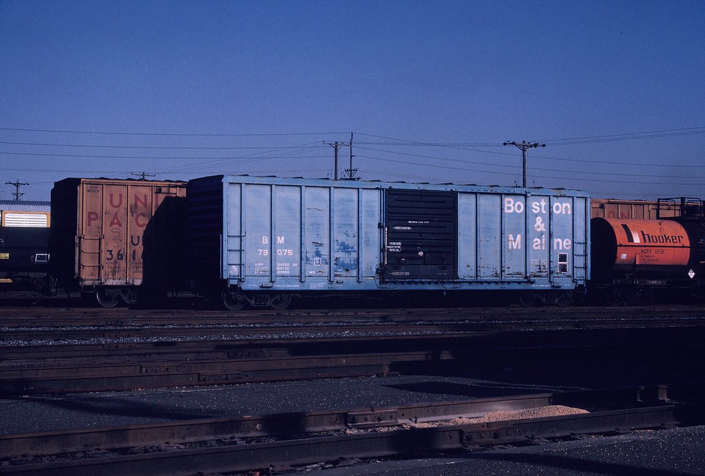 Boston & Maine blue box car Richard May Flickr