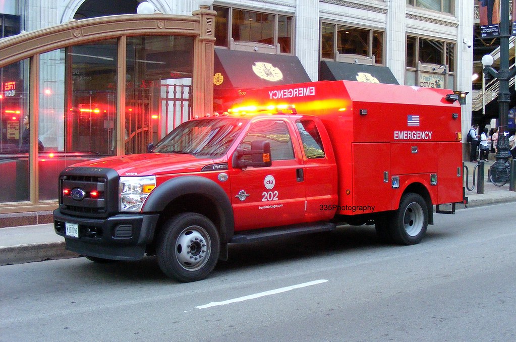 CTA Emergency Response Vehicle Ford F450 Utility ChicagoScanner