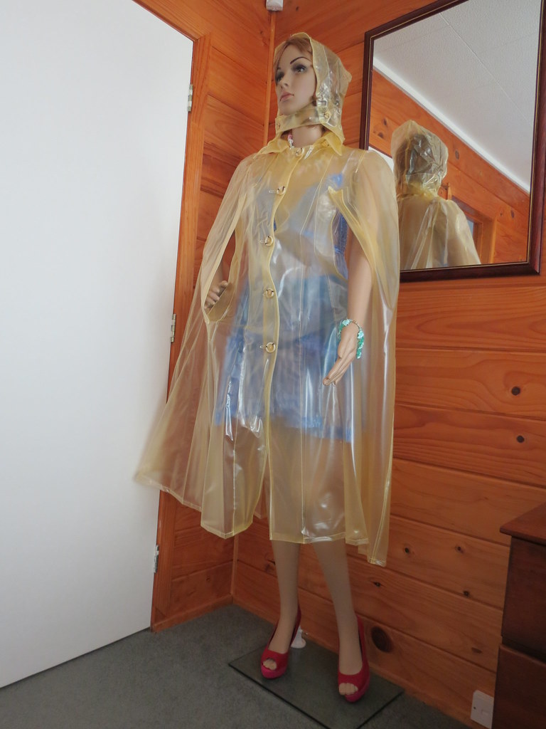 plastique unique handmade replica 50s cape 2 Raincoats R Me Flickr