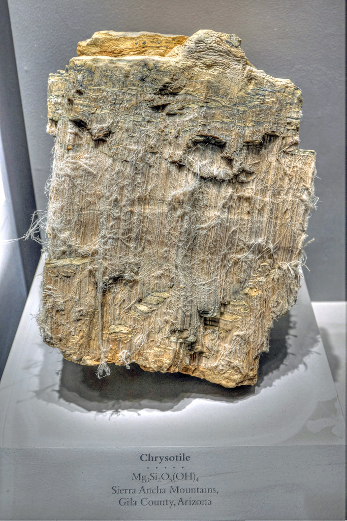 Large Arizona Chrysotile Asbestos Museum Specimen Asbestorama Flickr