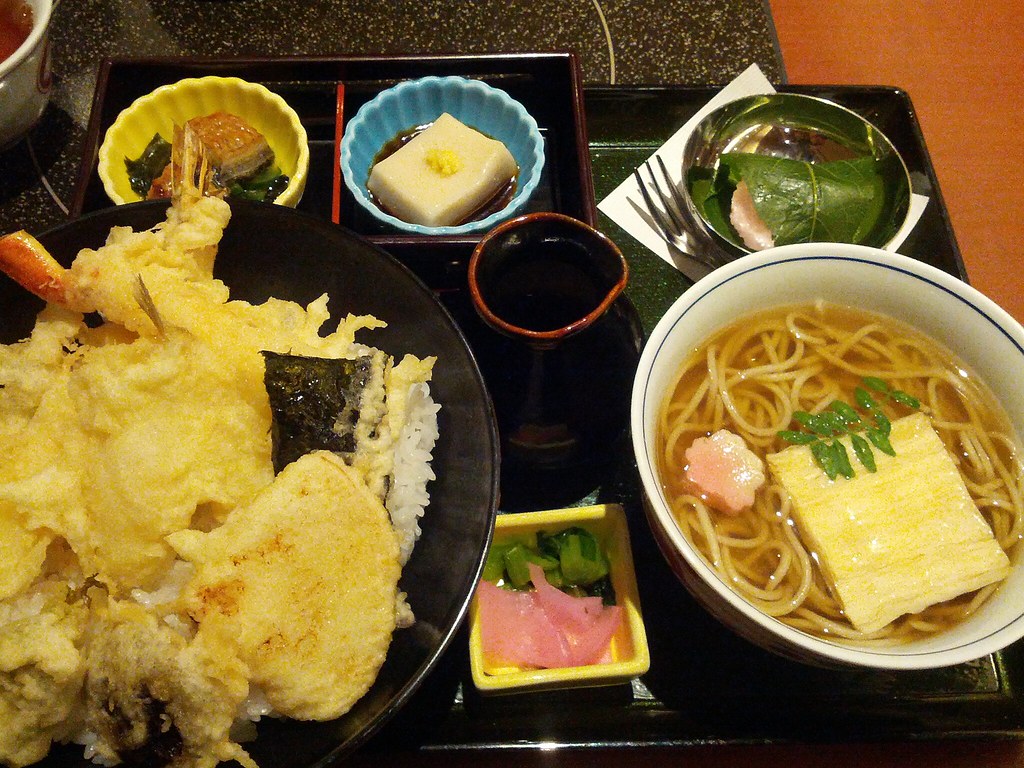 Kyoto Tempurasoba meal. Mmm. Lots of yummy seafood that g… Flickr