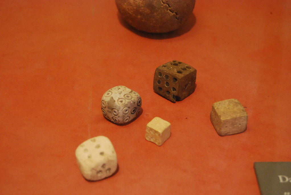Ancient Egyptian dice Dice from ancient Egyptian games. Lo… Flickr