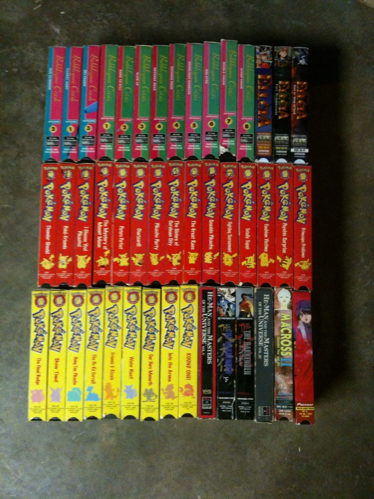VHS Anime Lot Part 3 4613 At this sale I pulled up and… Flickr