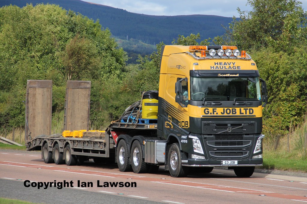 G3 JOB G. F. Job Ltd Volvo FH13 540 6 x 4 Globetrotter Flickr