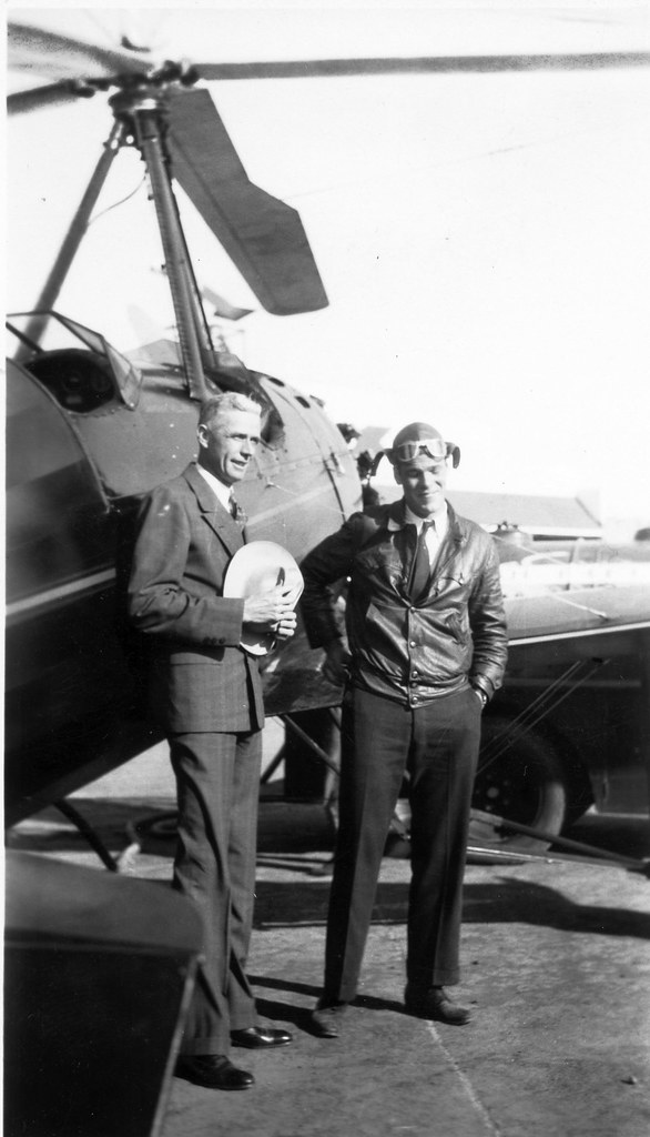 Pitcairn Autogyro, Johnny Miller, pilot, Amarillo TX, 1931… Flickr