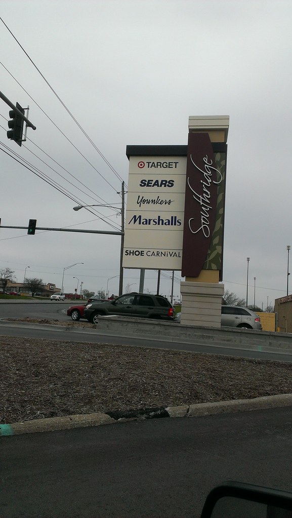 Southridge Mall Des Moines, Iowa Sign By Army Post Road a photo