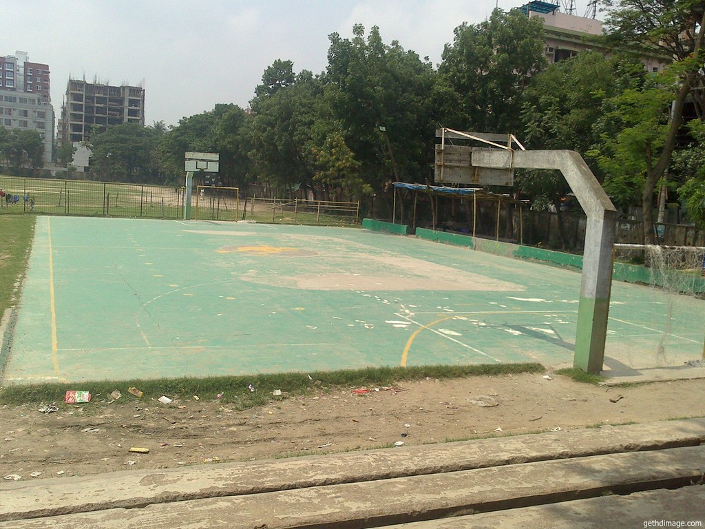 Dhanmondi Abahani field basketball play ground Dhaka HD Im… Flickr