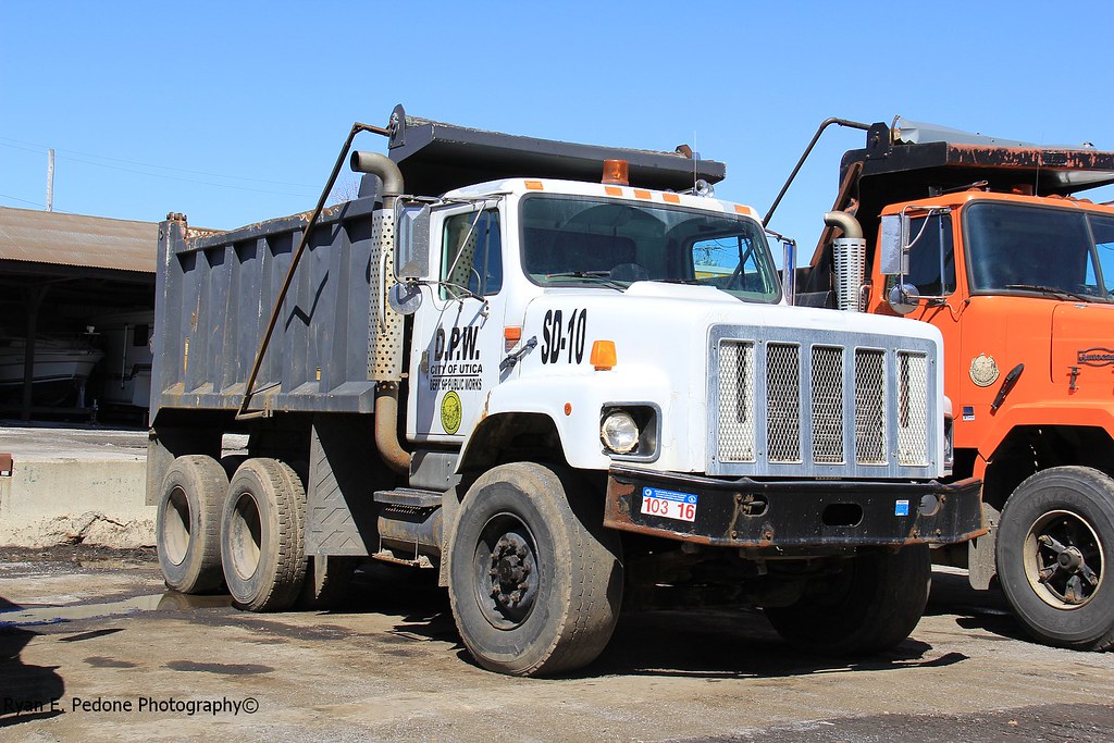 City of Utica DPW IH S series dump truck RyanP77 Flickr