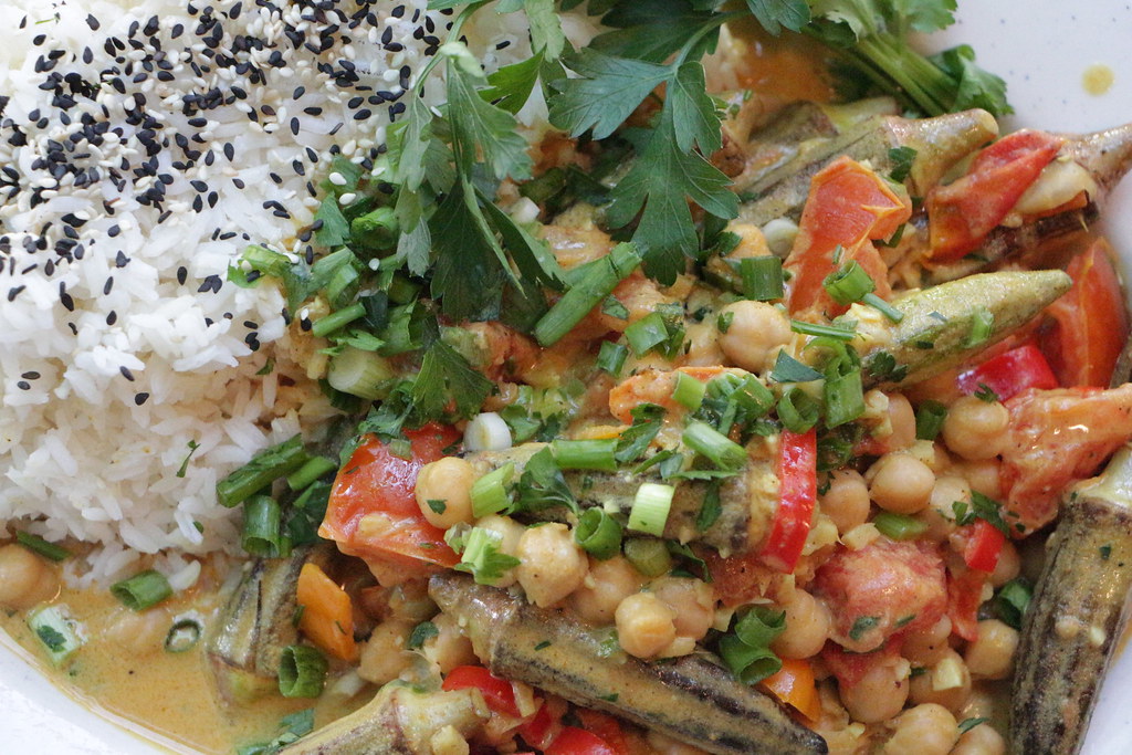 Okra And Chickpea Curry Photo Eoban Binder/WFIU Learn mor… Flickr