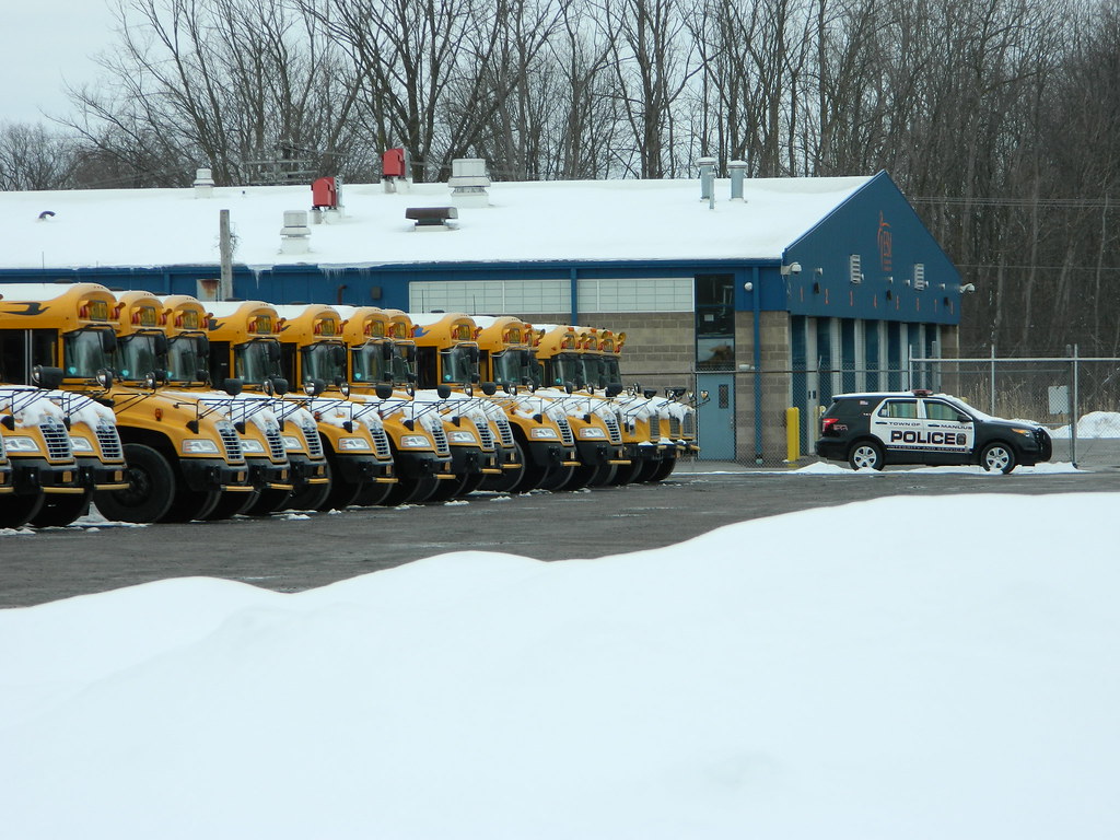 East Syracuse Minoa Central School District Bus lot Manl… Flickr