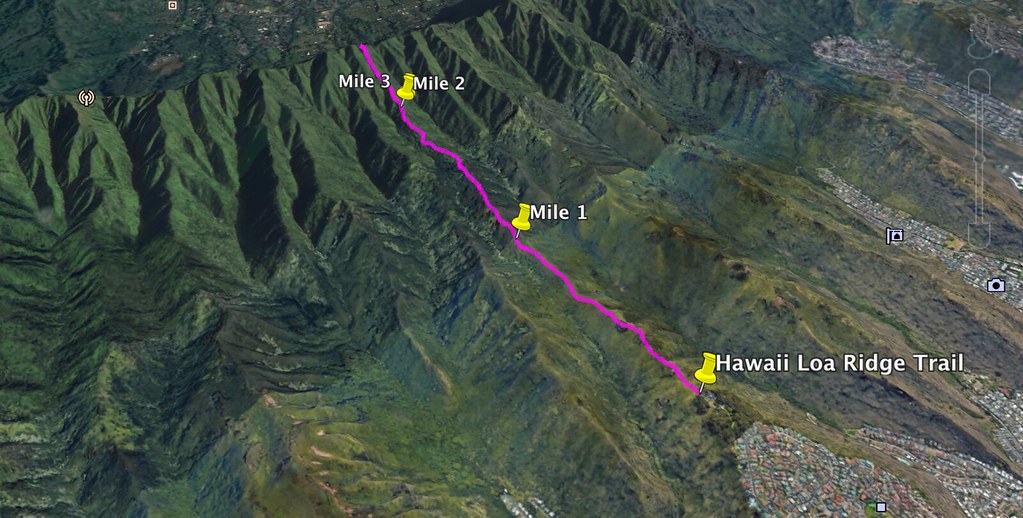 Hawaii Loa Ridge Trail Map This is a picture I took during… Flickr