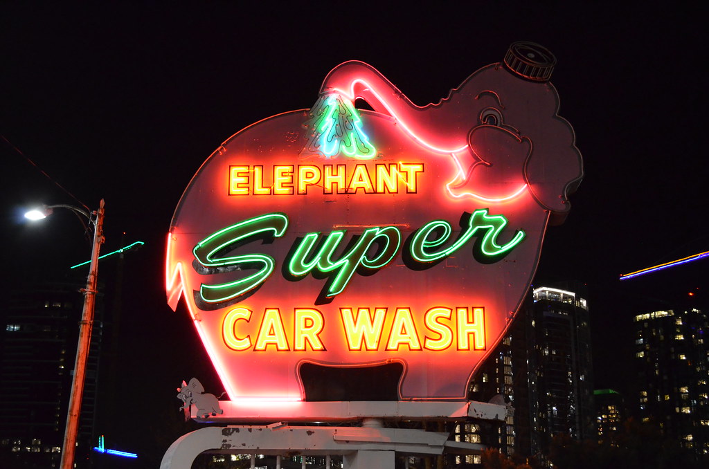 Elephant Super Car Wash Denny Way, Seattle. One of the bes… Flickr