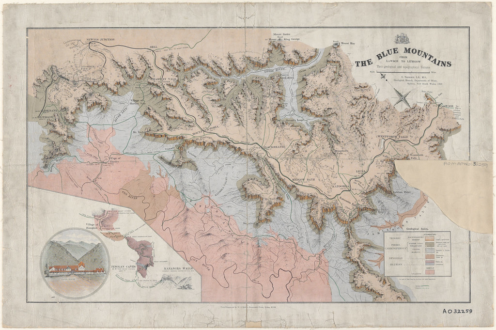 Map of the Blue Mountains Title Map of the Blue Mountains… Flickr