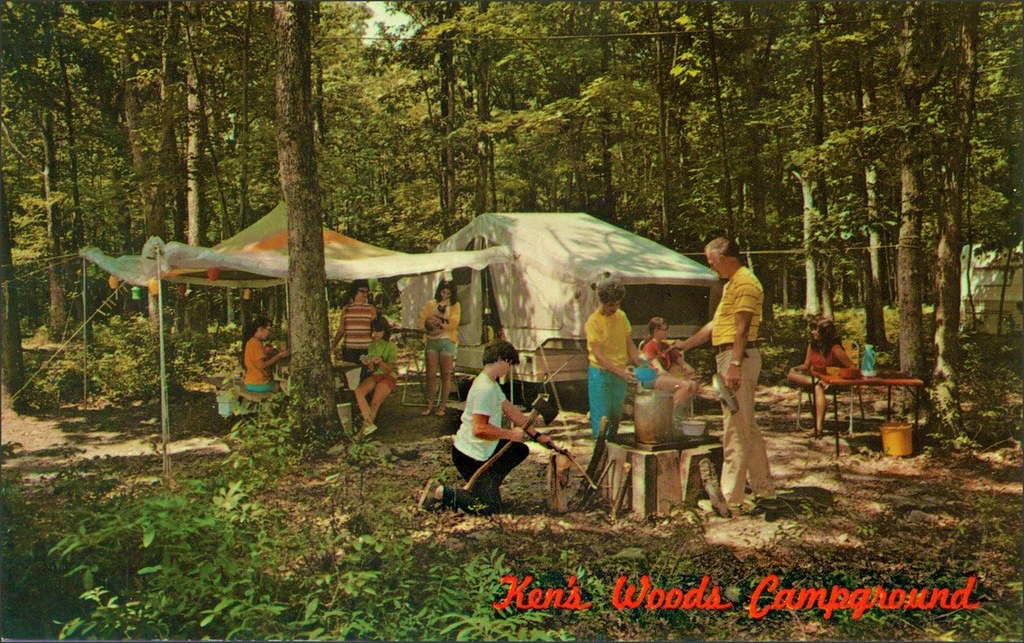 Ken's Woods Campground Bushkill Pennsylvania 1950sUnlimited Flickr