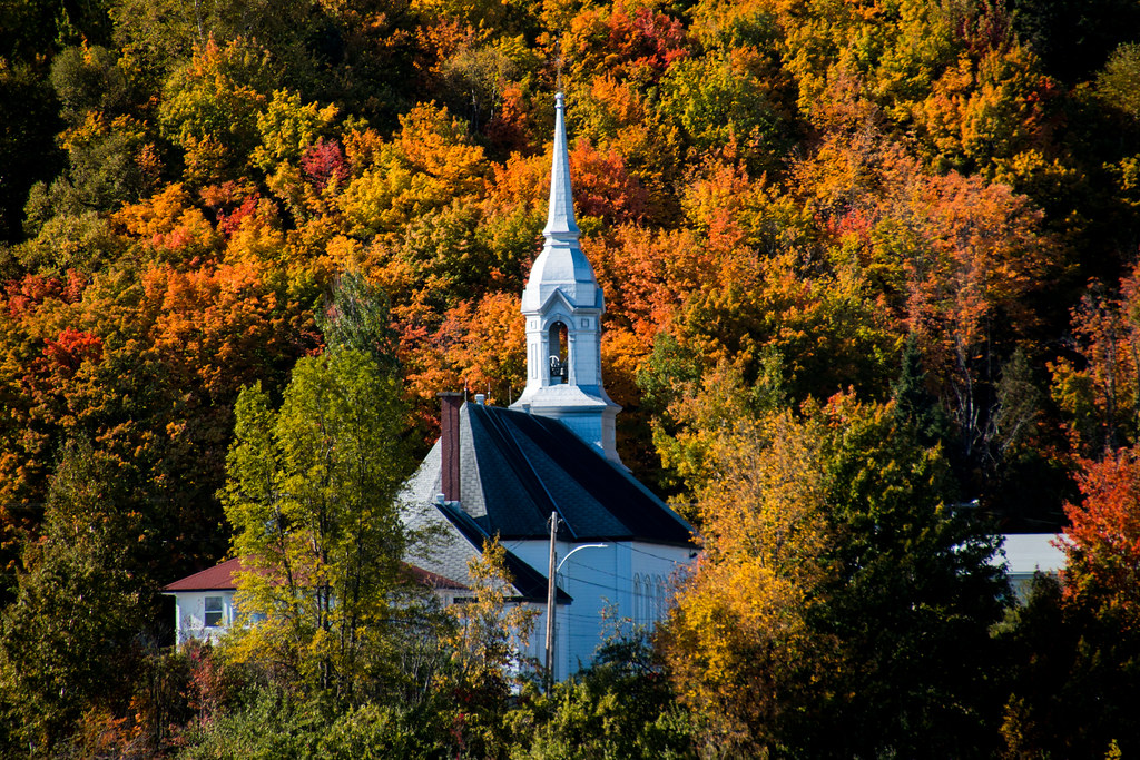 Église Paysage automnale, Petite Rivière StFrançcois, Cha… Flickr