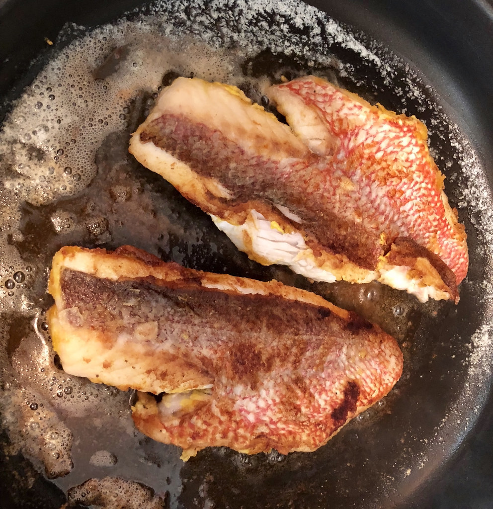 Panfried Red Snapper Fresh red snapper. Found a little fi… Flickr