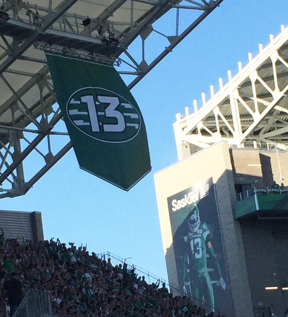 The 13th Man Flag, 1st Game in the new Mosaic Stadium, Reg… Flickr
