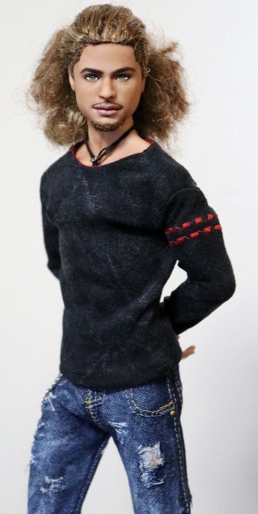 Race Biracial Texas A&M University Ken OOAK Doll Repaint
