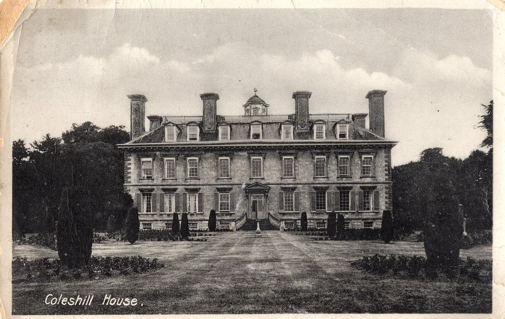COLESHILL HOUSE Early 1930's postcard stephen.lewins (1,000 000 UP