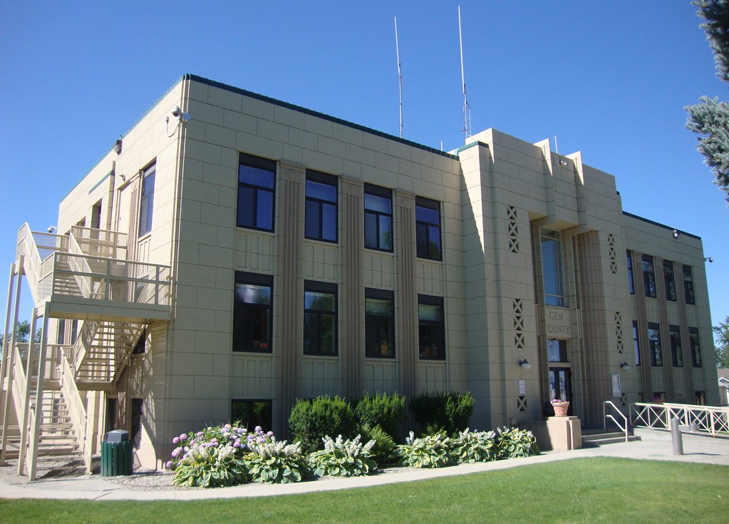 Gem County Courthouse (Emmett, Idaho) Frank Hummel designe… Flickr