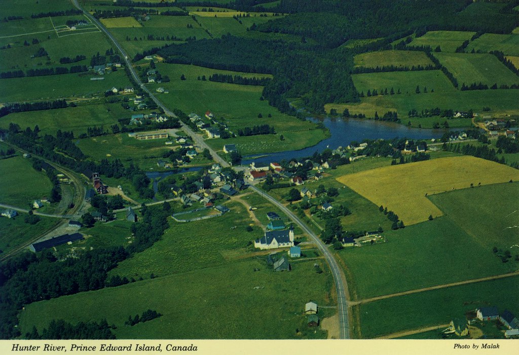 Aerial, Hunter River PEI Museum & Heritage Foundation Flickr